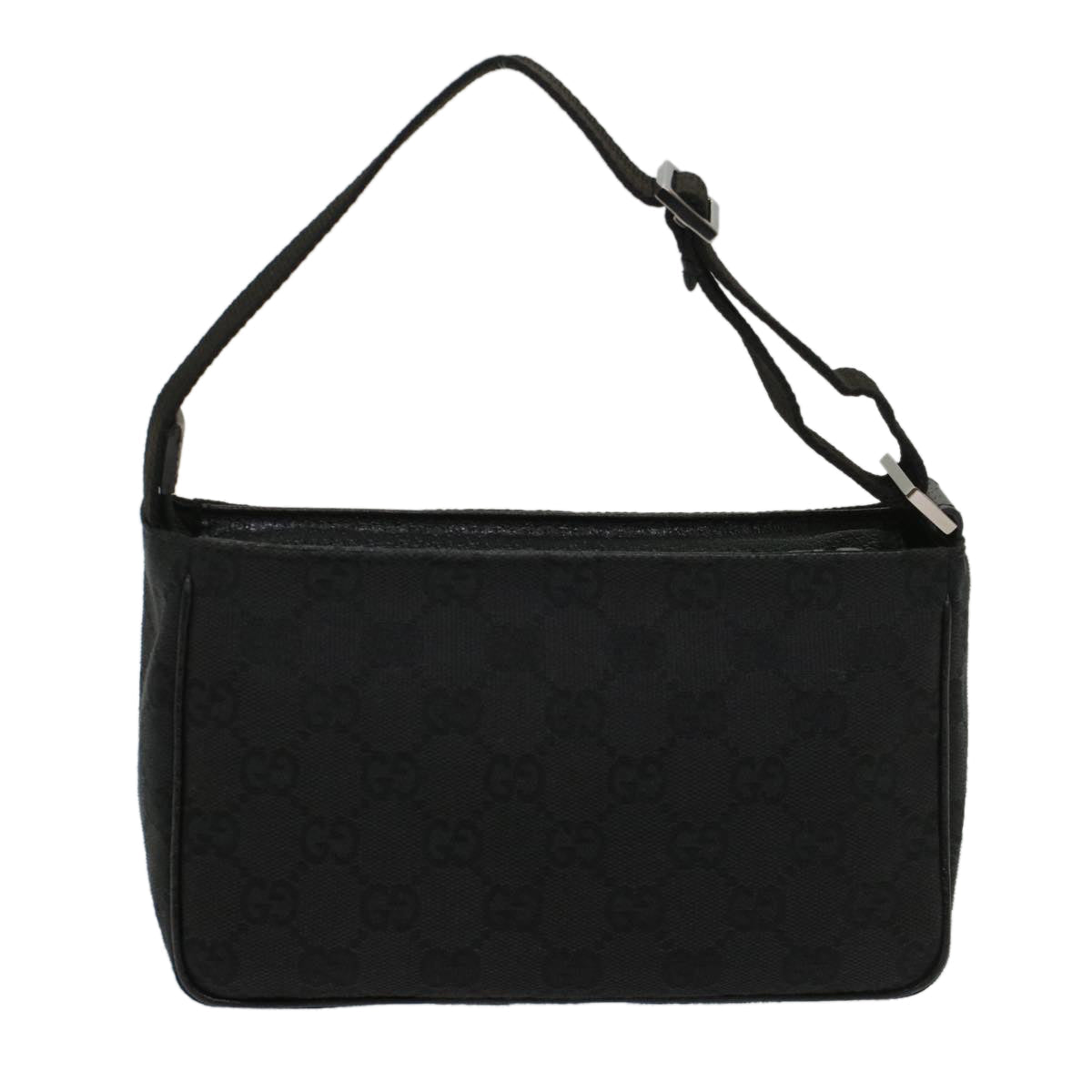 GUCCI GG Canvas Hand Bag Black 106644 yk8744