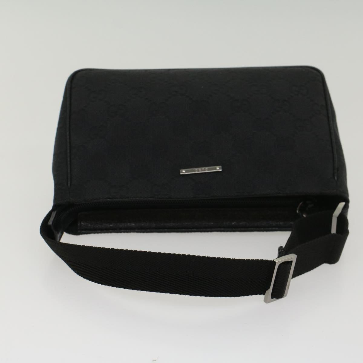 GUCCI GG Canvas Hand Bag Black 106644 yk8744