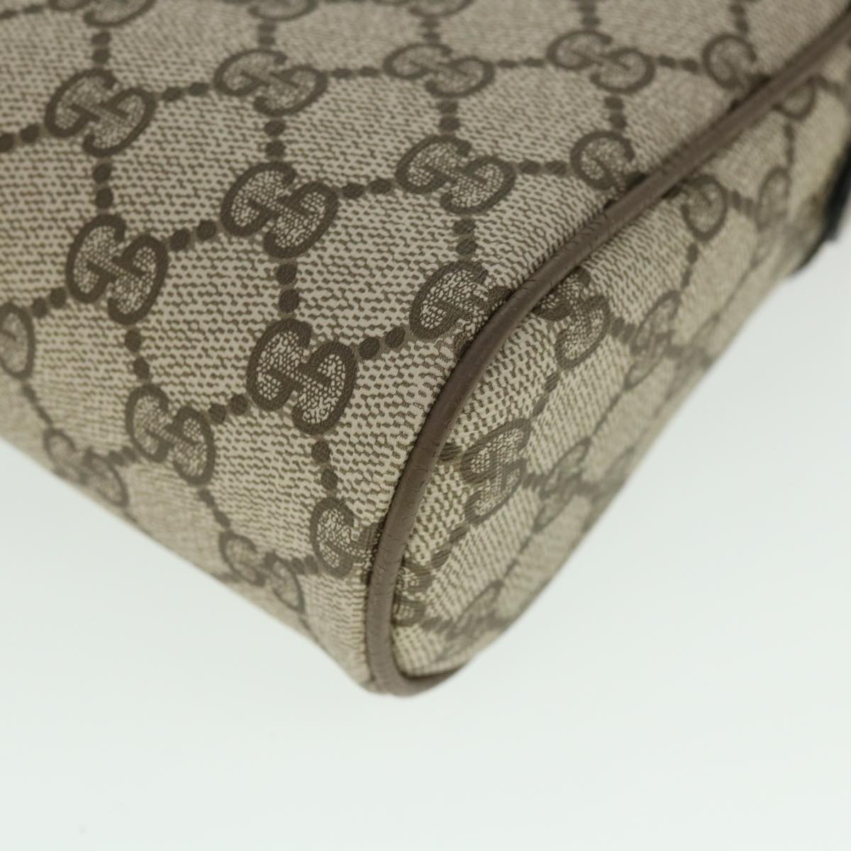 GUCCI GG Canvas Web Sherry Line Clutch Bag Beige Red Green 89 01 012 yk8753