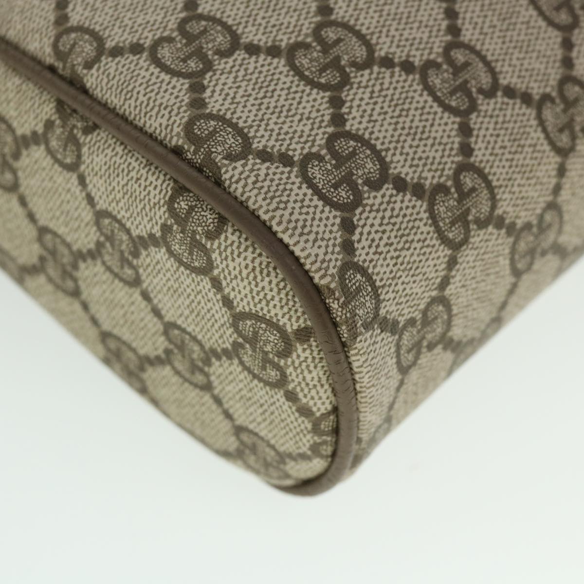 GUCCI GG Canvas Web Sherry Line Clutch Bag Beige Red Green 89 01 012 yk8753