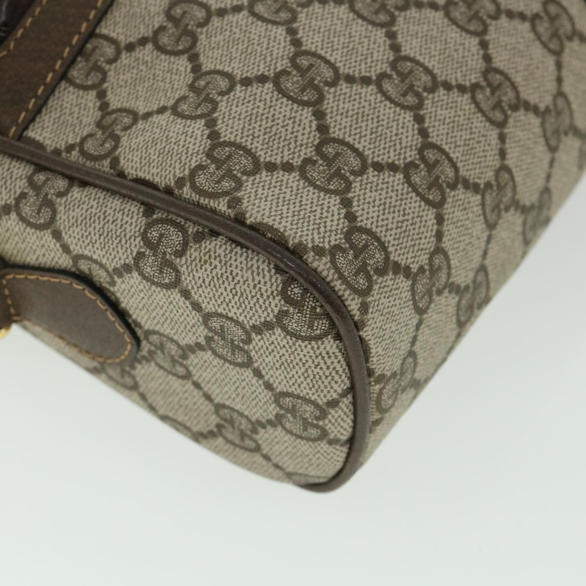 GUCCI GG Canvas Web Sherry Line Shoulder Bag Beige Red 001 4071 5 yk8754