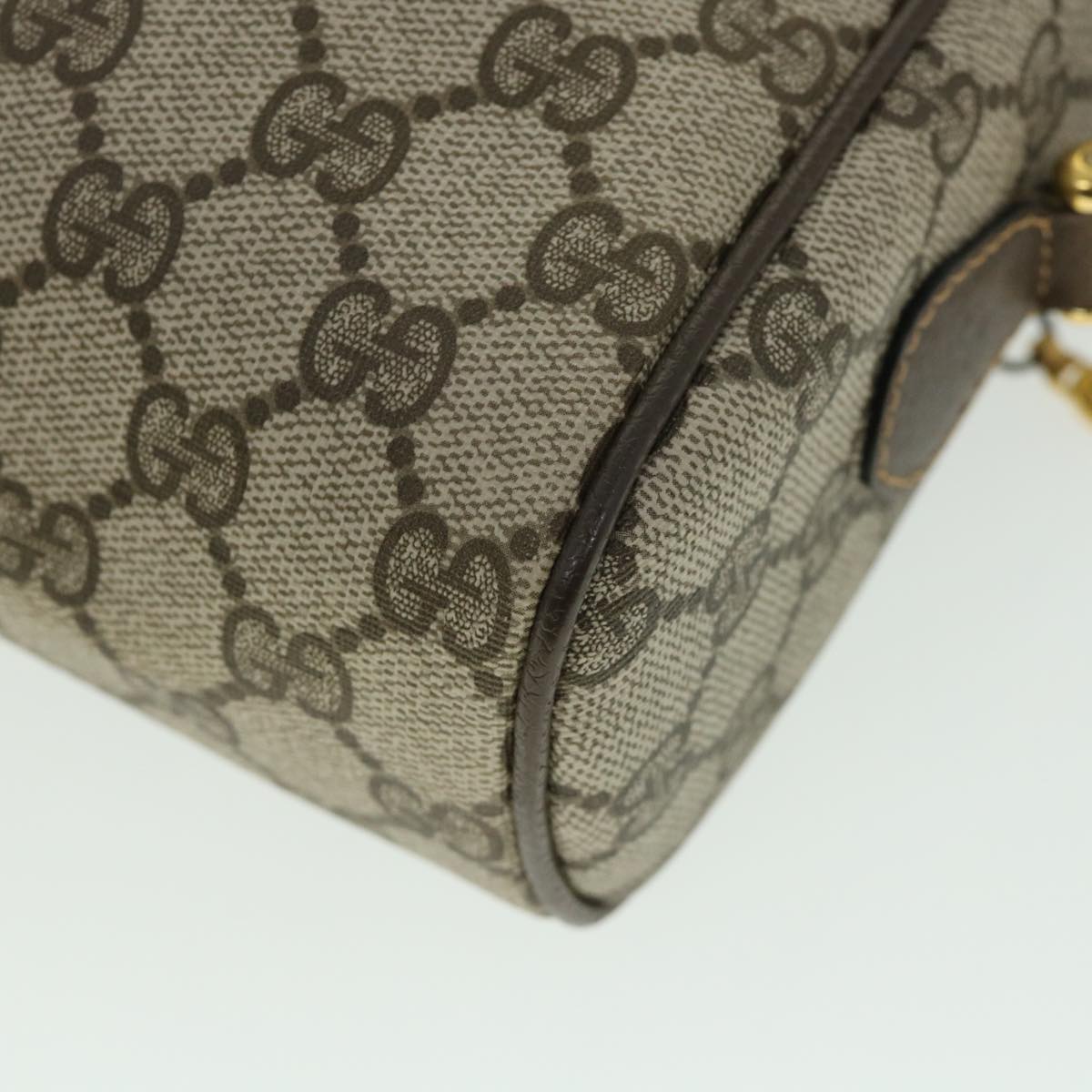 GUCCI GG Canvas Web Sherry Line Shoulder Bag Beige Red 001 4071 5 yk8754