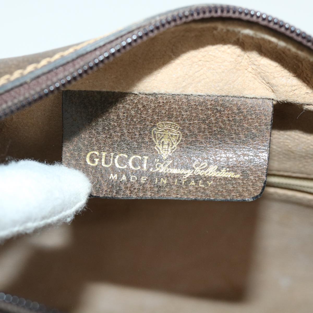 GUCCI GG Canvas Web Sherry Line Shoulder Bag Beige Red 001 4071 5 yk8754