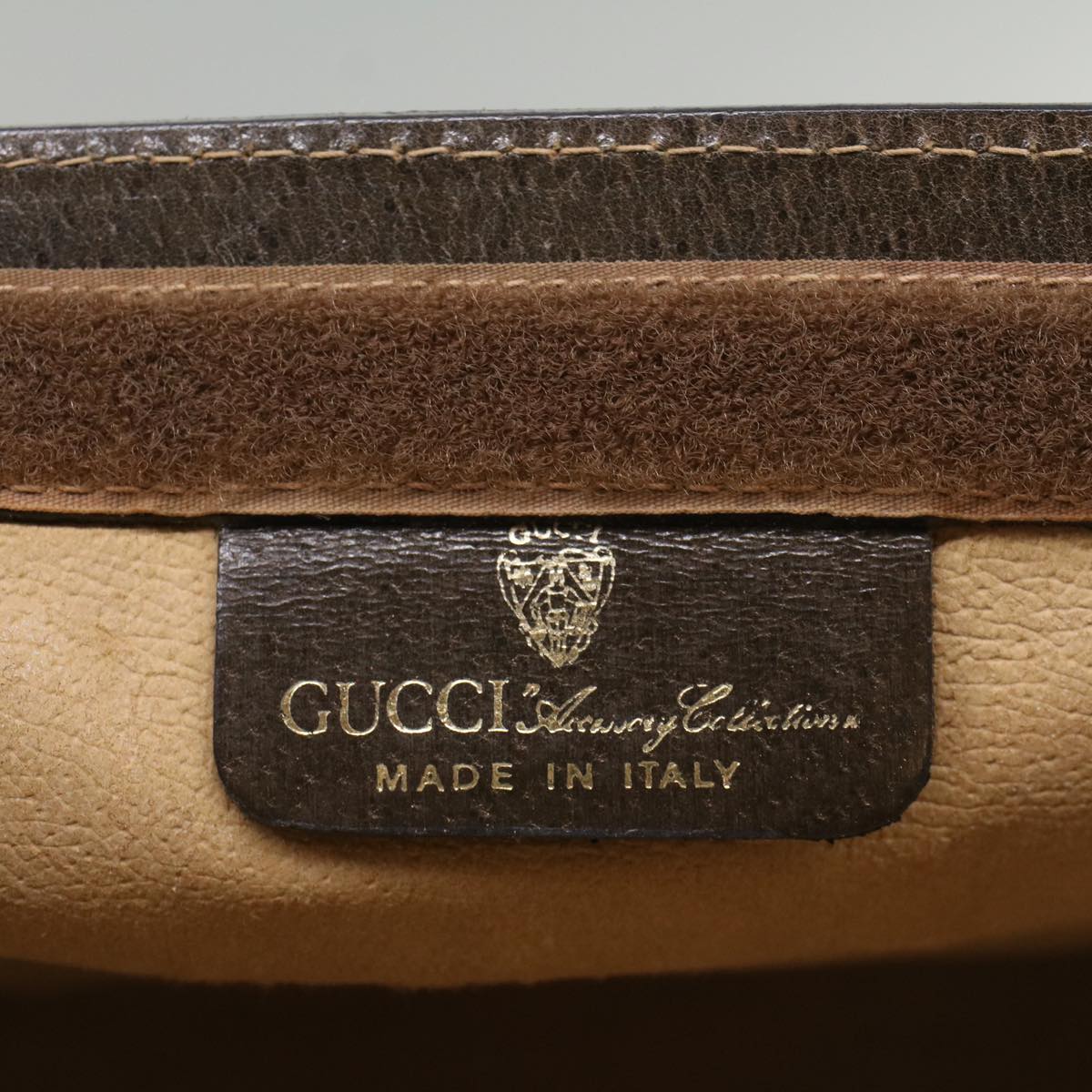 GUCCI GG Canvas Web Sherry Line Clutch Bag Beige Red 67 014 2125 yk8758