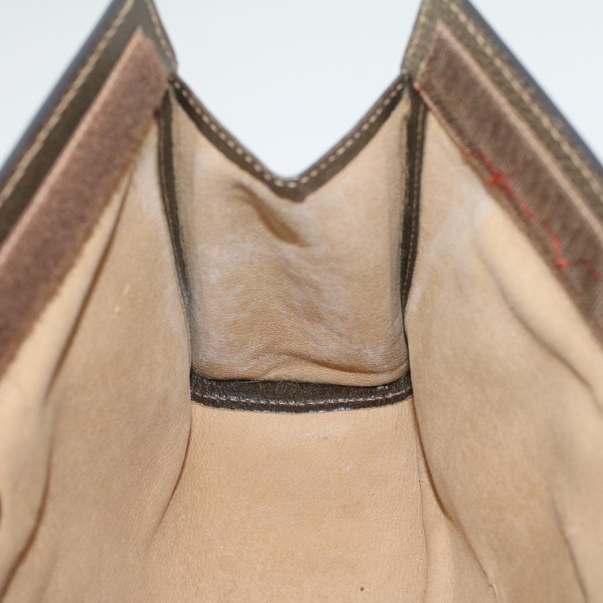 GUCCI GG Canvas Web Sherry Line Clutch Bag Beige Red 67 014 2125 yk8758