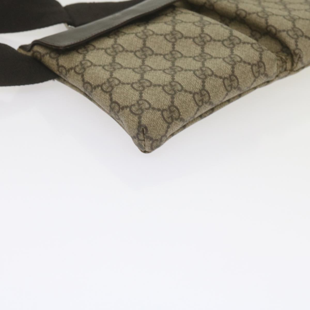 GUCCI GG Canvas Waist bag PVC Beige 28566 yk9788