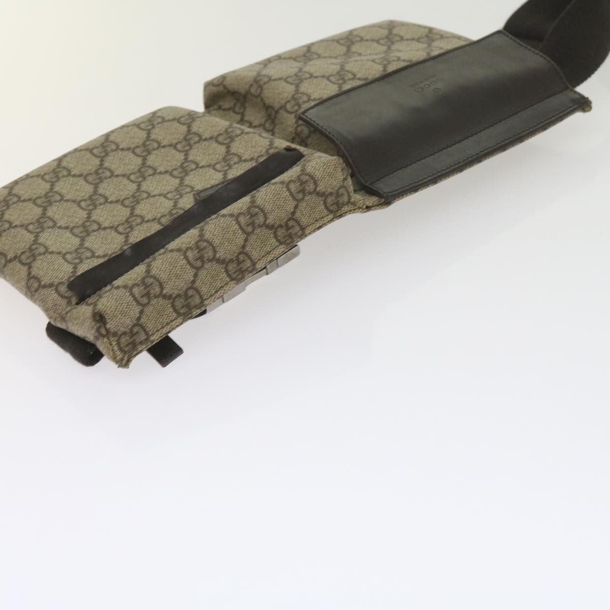 GUCCI GG Canvas Waist bag PVC Beige 28566 yk9788