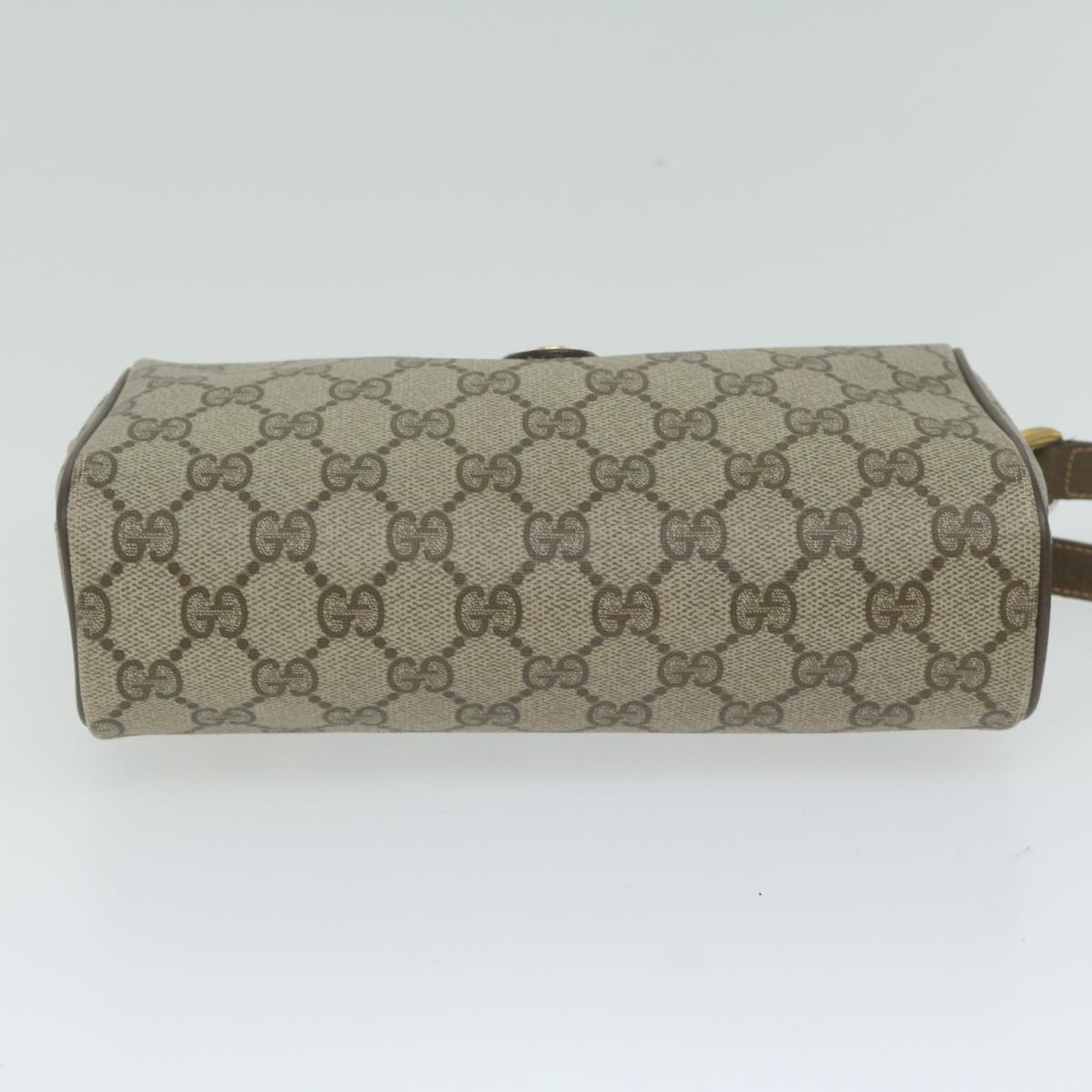 GUCCI GG Supreme Web Sherry Line Shoulder Bag Beige Red 89 02 018 yk9859