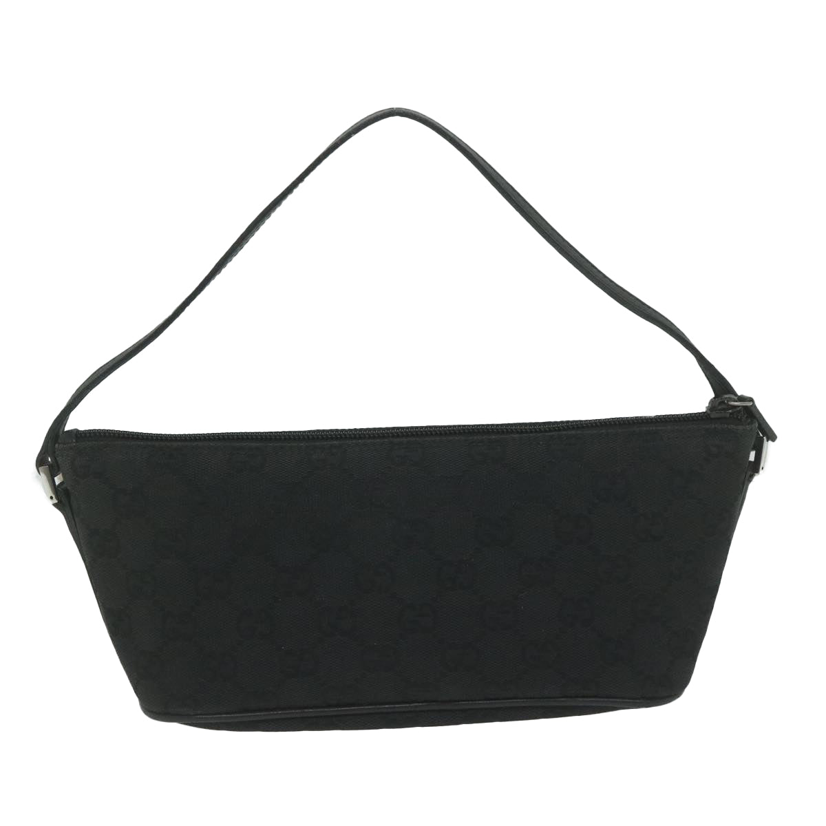 GUCCI GG Canvas Accessory Pouch Black 07198 yk9889