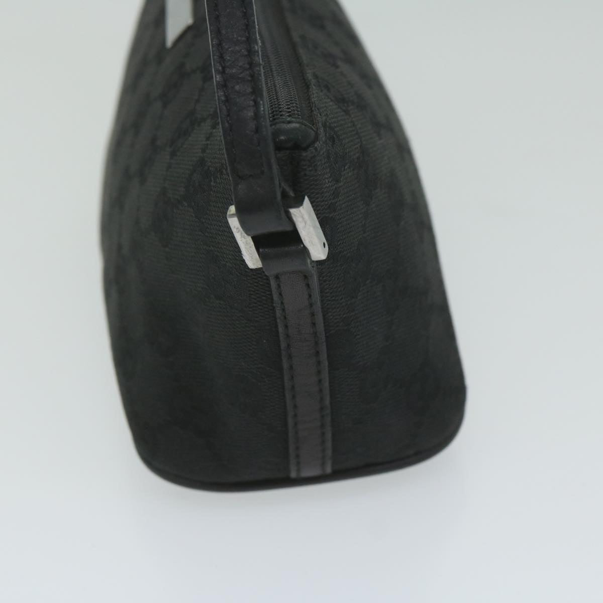 GUCCI GG Canvas Accessory Pouch Black 07198 yk9889