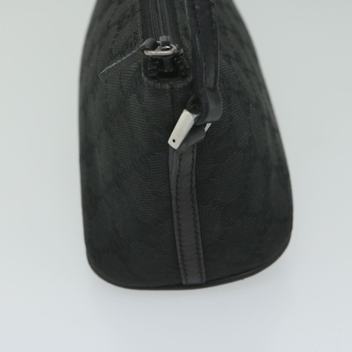 GUCCI GG Canvas Accessory Pouch Black 07198 yk9889