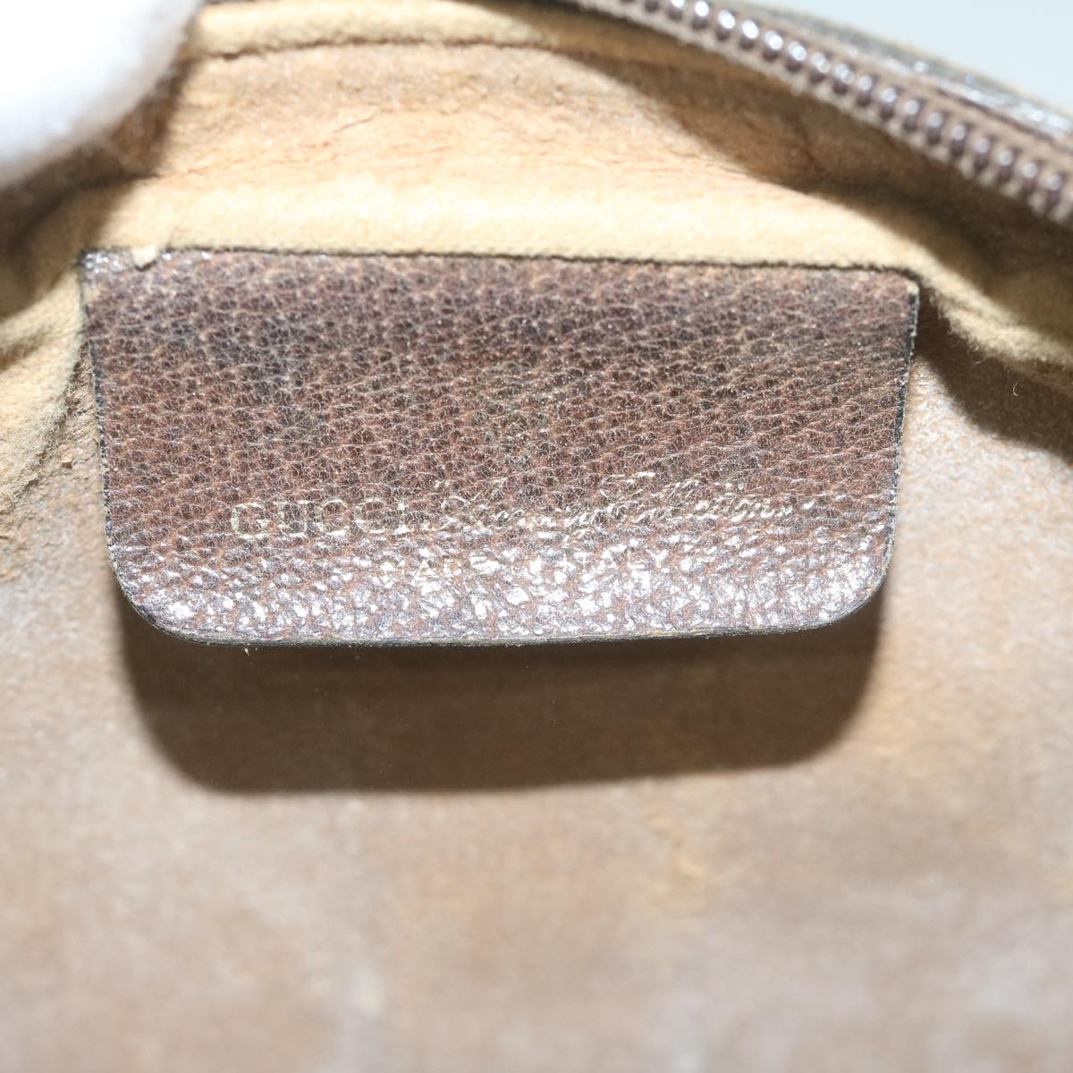 GUCCI GG Supreme Web Sherry Line Clutch Bag Beige Red 84 01 012 yk9904