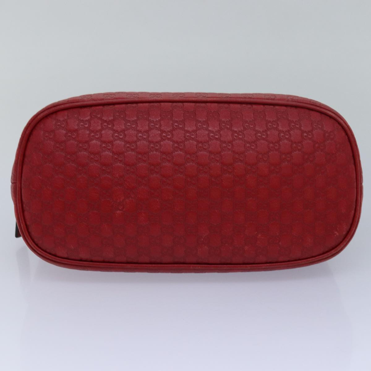 GUCCI Micro GG Canvas Guccissima Bag Leather Outlet 2way Red 341504 yt1004