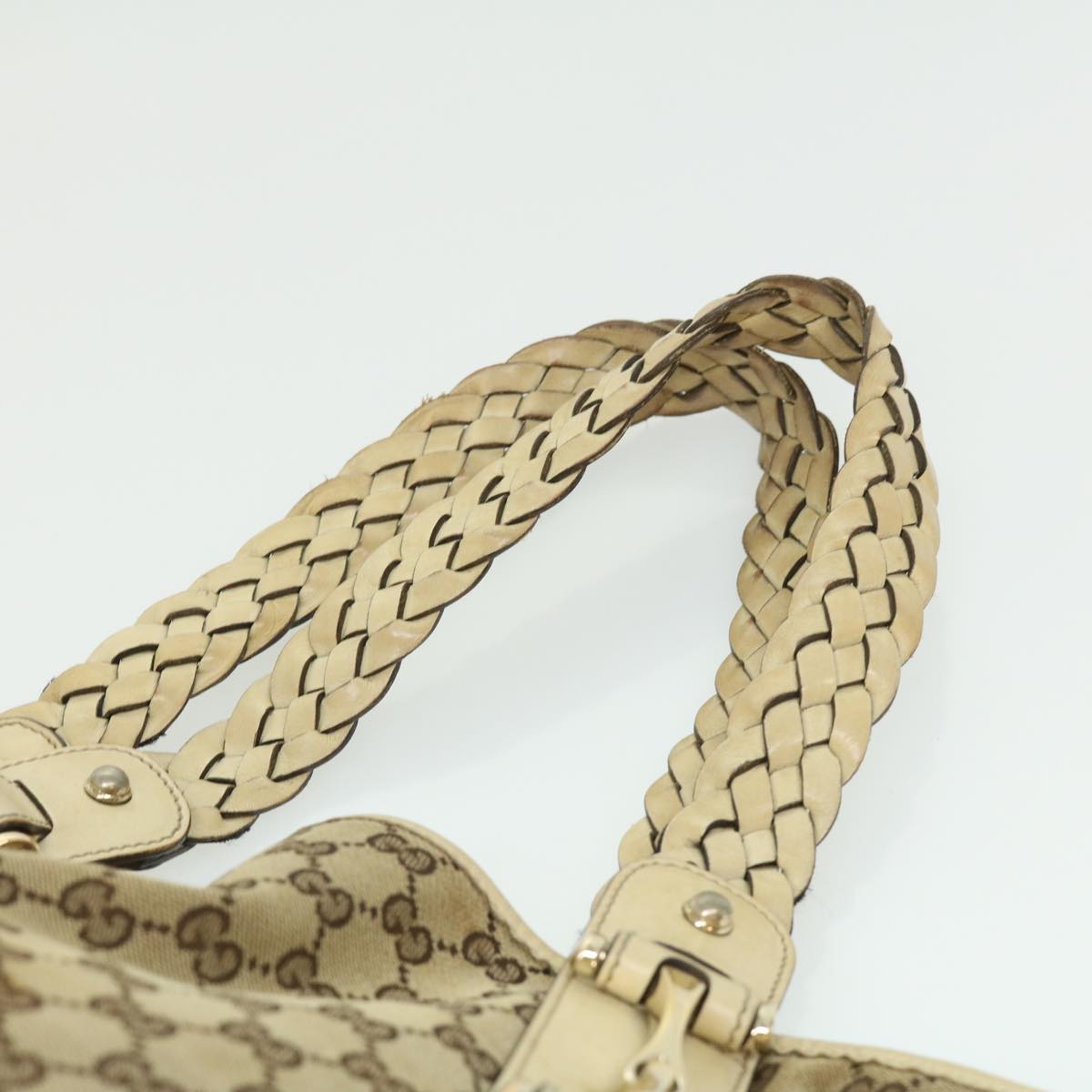 GUCCI GG Canvas Shoulder Bag 2Set Beige yt920