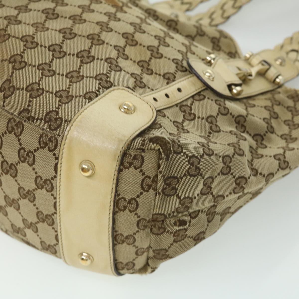 GUCCI GG Canvas Shoulder Bag 2Set Beige yt920