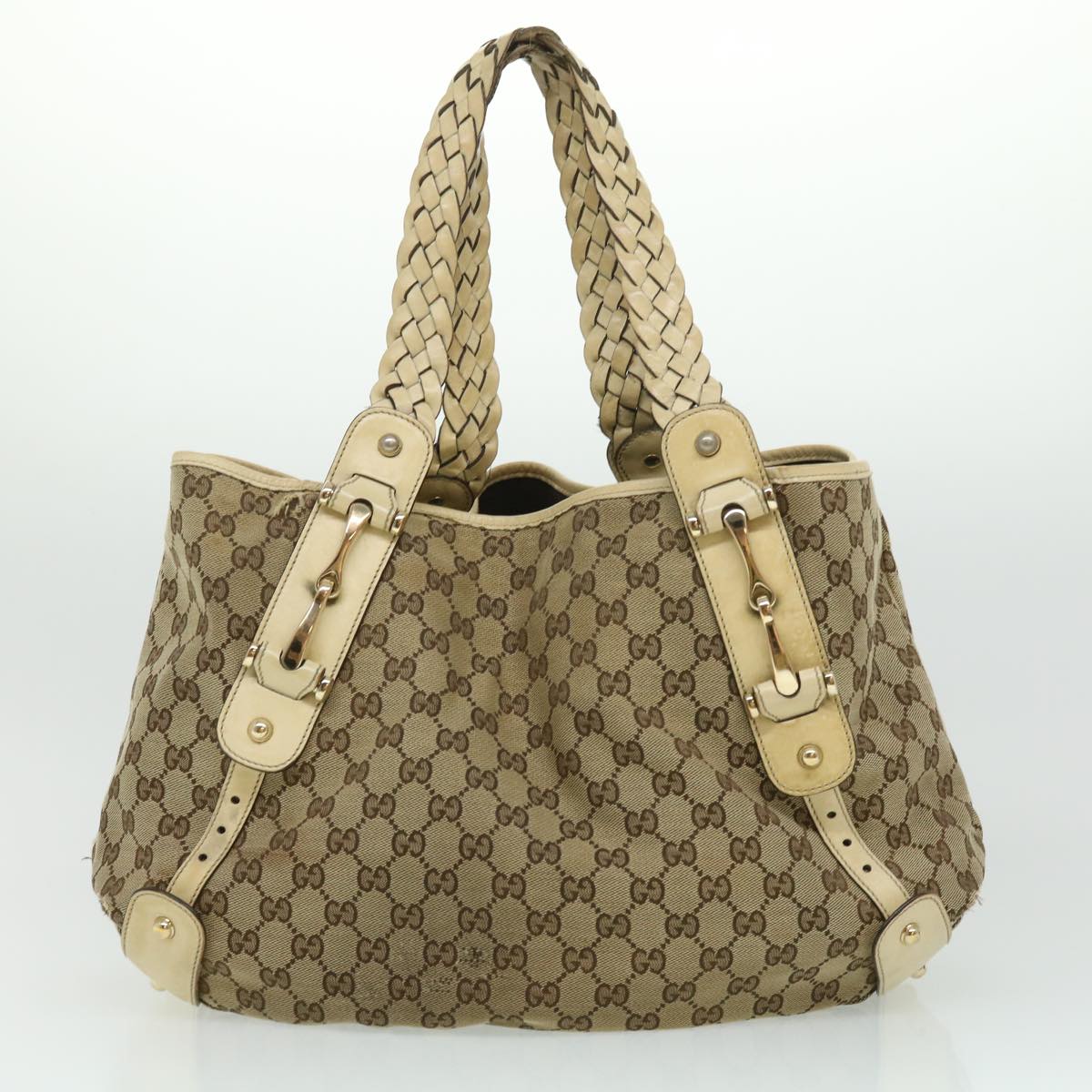 GUCCI GG Canvas Shoulder Bag 2Set Beige yt920