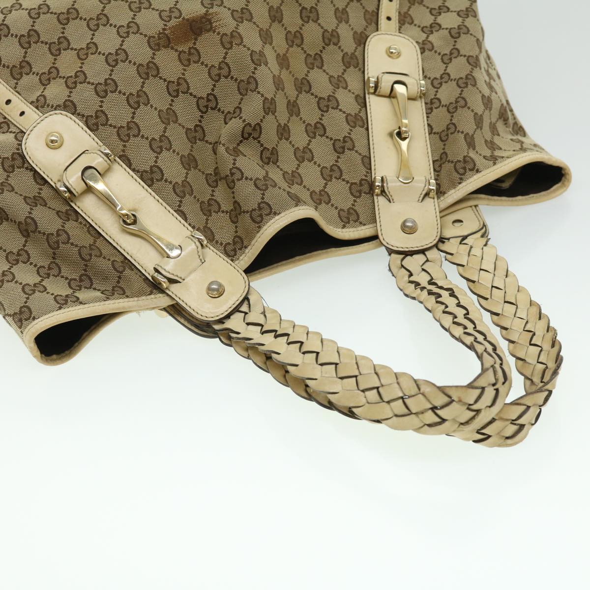 GUCCI GG Canvas Shoulder Bag 2Set Beige yt920
