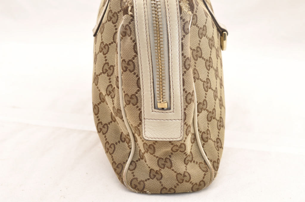 GUCCI GG Canvas Tote Bag Brown yy580
